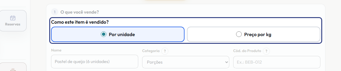 A tela do +Freela com o ponto de que o passo 2 fala em destaque