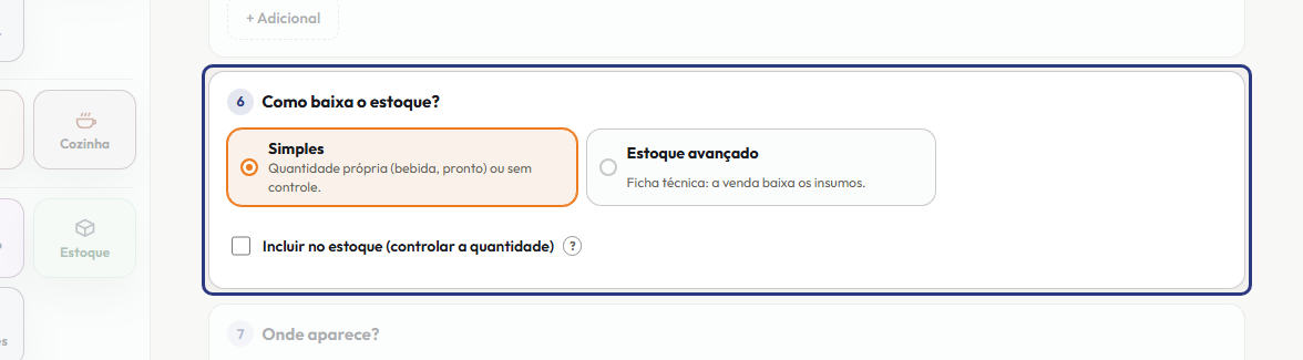 A tela do +Freela com o ponto de que o passo 18 fala em destaque