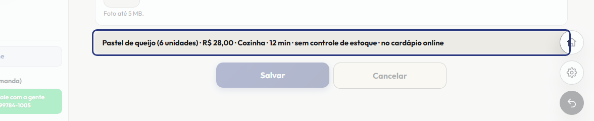 A tela do +Freela com o ponto de que o passo 23 fala em destaque