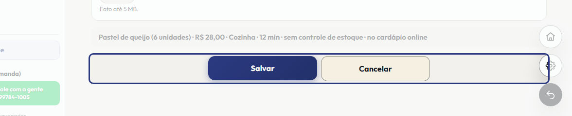 A tela do +Freela com o ponto de que o passo 24 fala em destaque