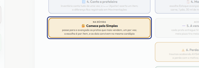 A tela do +Freela com o ponto de que o passo 7 fala em destaque
