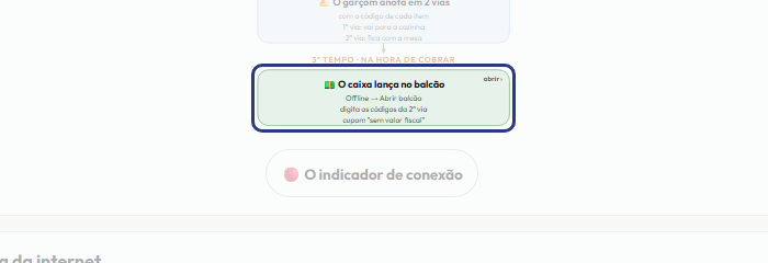 A tela do +Freela com o ponto de que o passo 9 fala em destaque