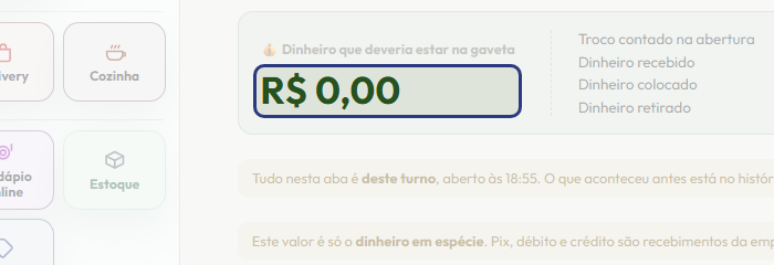 A tela do +Freela com o ponto de que o passo 3 fala em destaque