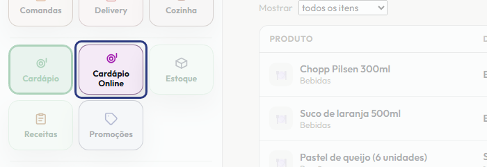 A tela do +Freela com o ponto de que o passo 17 fala em destaque