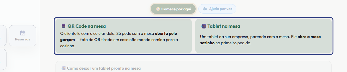 A tela do +Freela com o ponto de que o passo 2 fala em destaque
