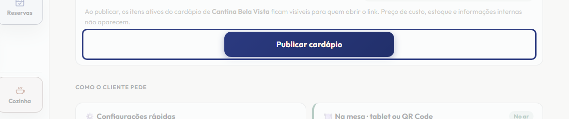 A tela do +Freela com o ponto de que o passo 4 fala em destaque