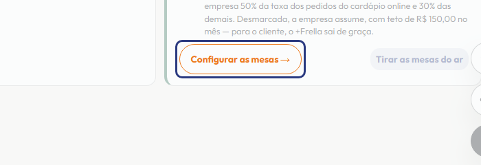 A tela do +Freela com o ponto de que o passo 21 fala em destaque
