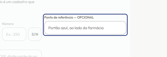 A tela do +Freela com o ponto de que o passo 8 fala em destaque