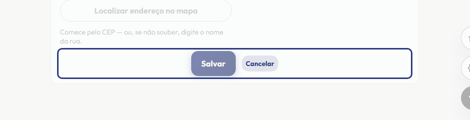 A tela do +Freela com o ponto de que o passo 9 fala em destaque