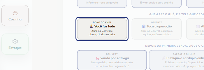 A tela do +Freela com o ponto de que o passo 11 fala em destaque