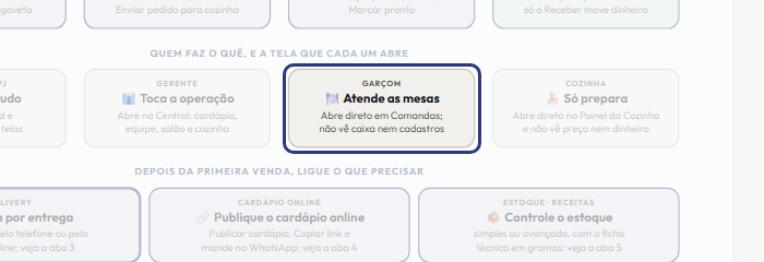 A tela do +Freela com o ponto de que o passo 13 fala em destaque