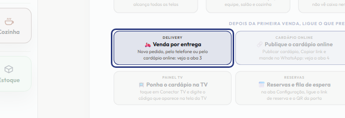 A tela do +Freela com o ponto de que o passo 15 fala em destaque