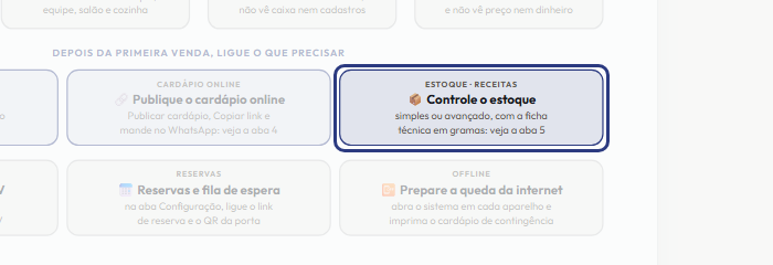A tela do +Freela com o ponto de que o passo 17 fala em destaque