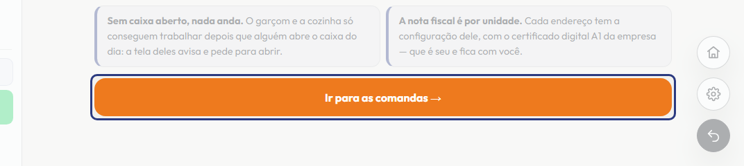 A tela do +Freela com o ponto de que o passo 21 fala em destaque