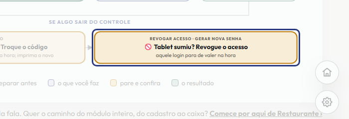 A tela do +Freela com o ponto de que o passo 14 fala em destaque