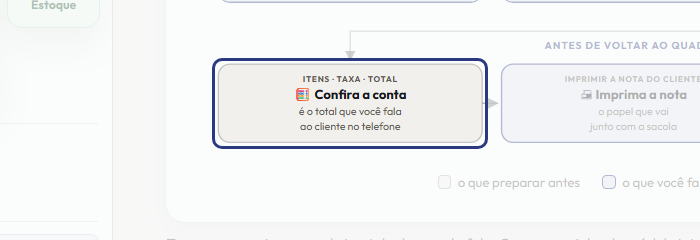 A tela do +Freela com o ponto de que o passo 7 fala em destaque