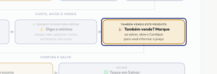 A tela do +Freela com o ponto de que o passo 10 fala em destaque