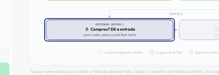 A tela do +Freela com o ponto de que o passo 11 fala em destaque