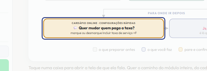 A tela do +Freela com o ponto de que o passo 9 fala em destaque
