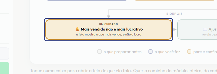 A tela do +Freela com o ponto de que o passo 12 fala em destaque