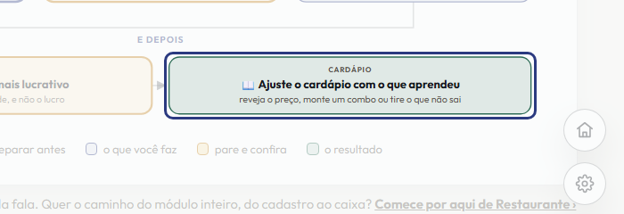 A tela do +Freela com o ponto de que o passo 13 fala em destaque