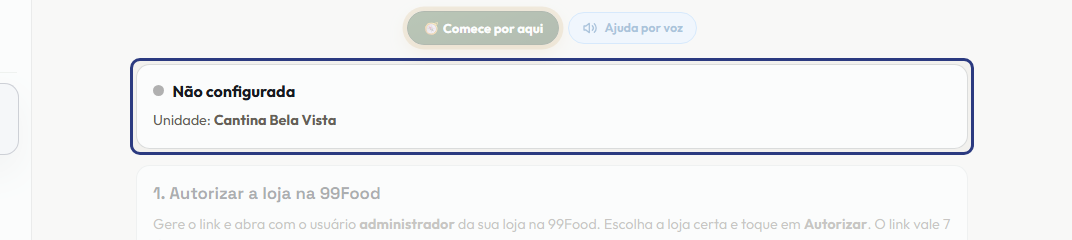 A tela do +Freela com o ponto de que o passo 2 fala em destaque