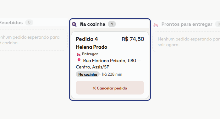 A tela do +Freela com o ponto de que o passo 4 fala em destaque