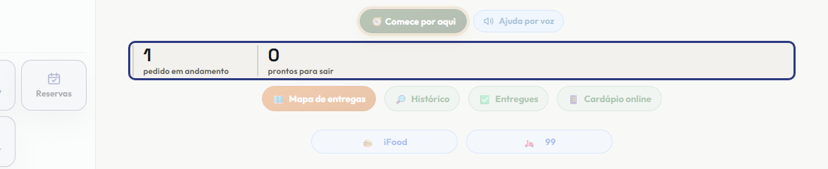 A tela do +Freela com o ponto de que o passo 11 fala em destaque