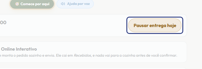 A tela do +Freela com o ponto de que o passo 3 fala em destaque