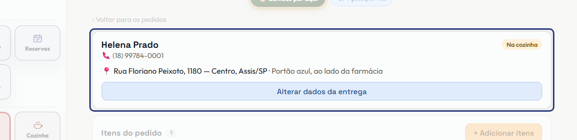 A tela do +Freela com o ponto de que o passo 7 fala em destaque