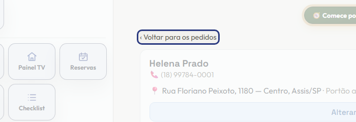 A tela do +Freela com o ponto de que o passo 8 fala em destaque