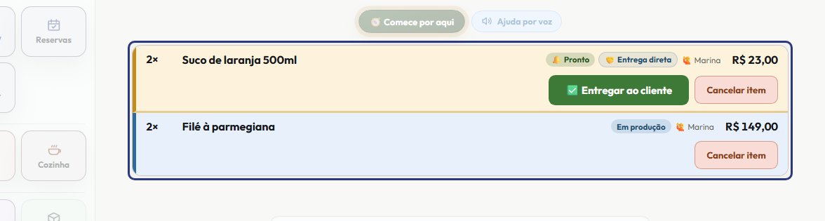 A tela do +Freela com o ponto de que o passo 6 fala em destaque