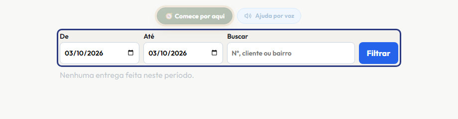 A tela do +Freela com o ponto de que o passo 2 fala em destaque
