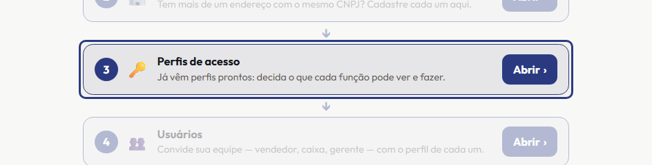 A tela do +Freela com o ponto de que o passo 3 fala em destaque