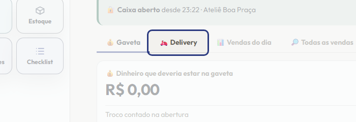 A tela do +Freela com o ponto de que o passo 3 fala em destaque