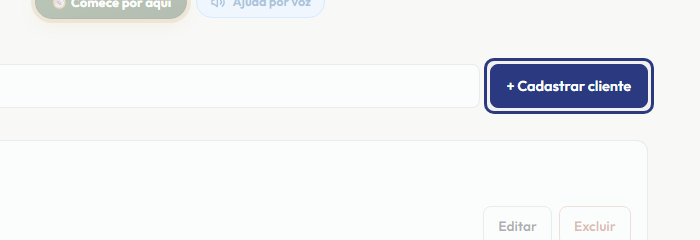 A tela do +Freela com o ponto de que o passo 2 fala em destaque