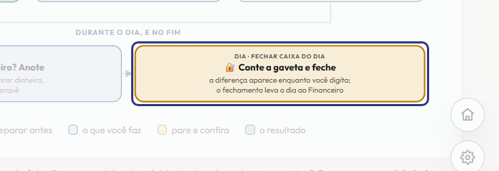 A tela do +Freela com o ponto de que o passo 12 fala em destaque
