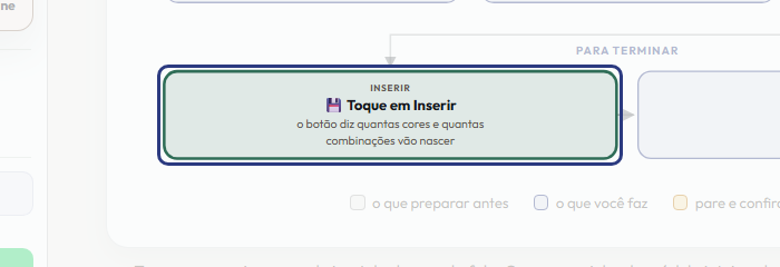 A tela do +Freela com o ponto de que o passo 7 fala em destaque