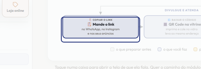 A tela do +Freela com o ponto de que o passo 8 fala em destaque