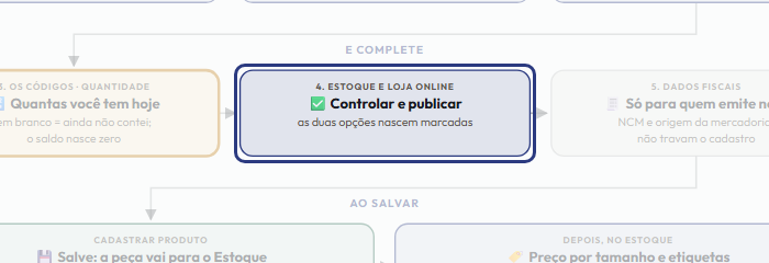 A tela do +Freela com o ponto de que o passo 8 fala em destaque