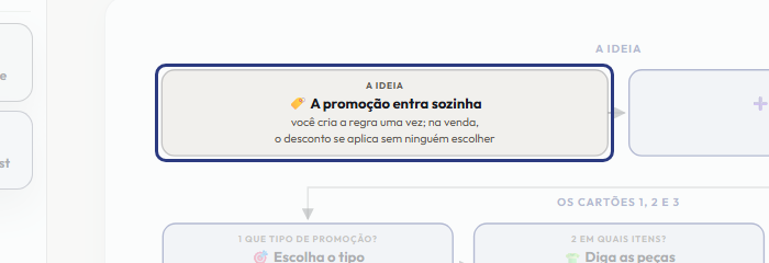 A tela do +Freela com o ponto de que o passo 2 fala em destaque