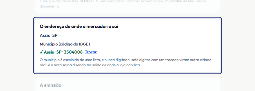 A tela do +Freela com o ponto de que o passo 3 fala em destaque