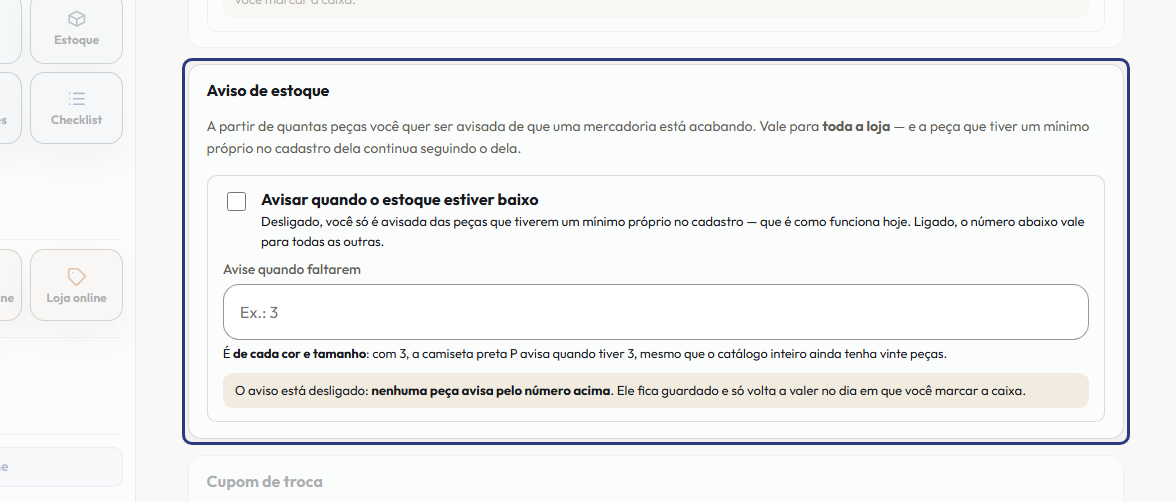 A tela do +Freela com o ponto de que o passo 5 fala em destaque