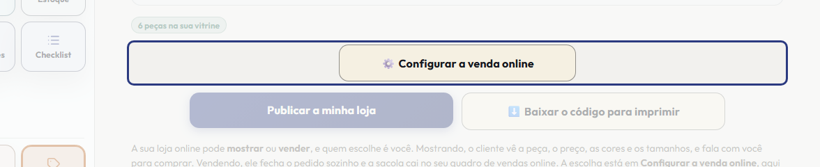 A tela do +Freela com o ponto de que o passo 5 fala em destaque