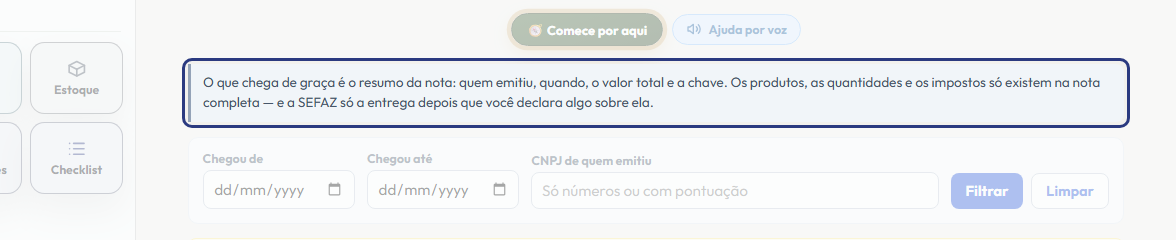 A tela do +Freela com o ponto de que o passo 2 fala em destaque
