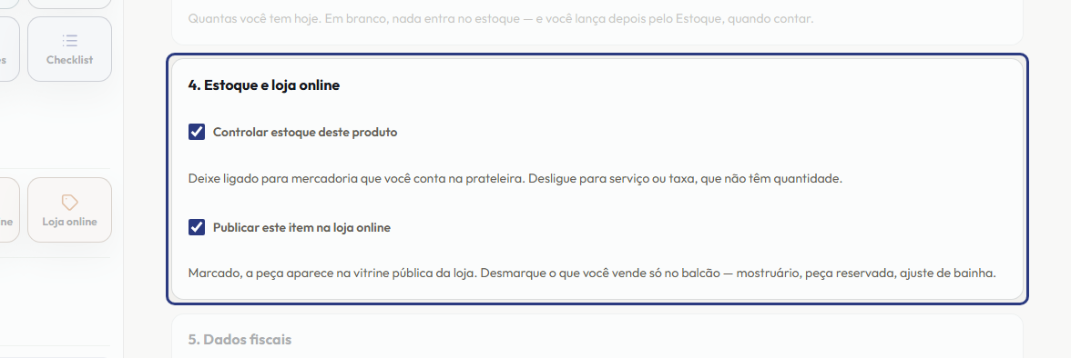 A tela do +Freela com o ponto de que o passo 11 fala em destaque