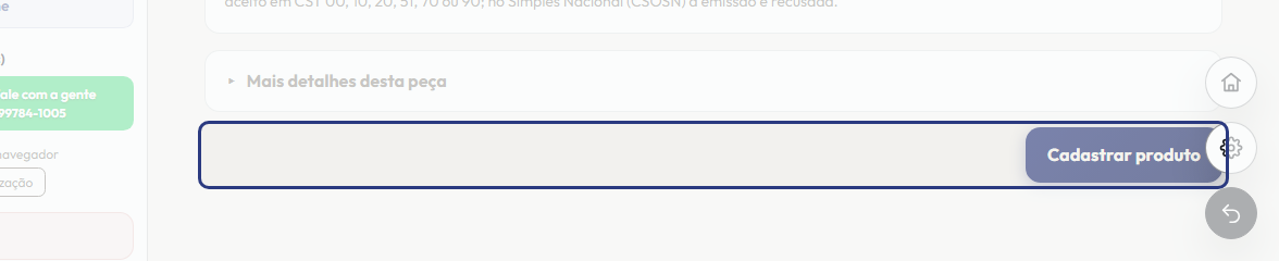 A tela do +Freela com o ponto de que o passo 13 fala em destaque