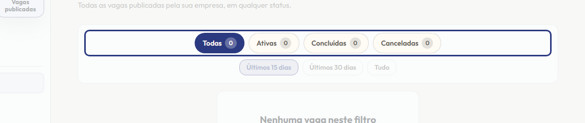 A tela do +Freela com o ponto de que o passo 2 fala em destaque