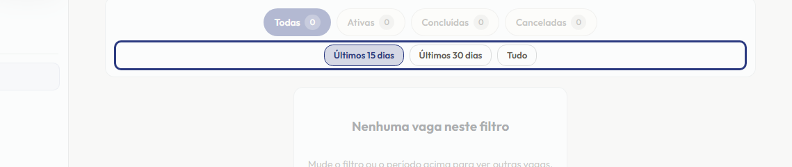 A tela do +Freela com o ponto de que o passo 3 fala em destaque
