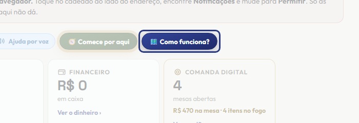 A tela do +Freela com o ponto de que o passo 17 fala em destaque